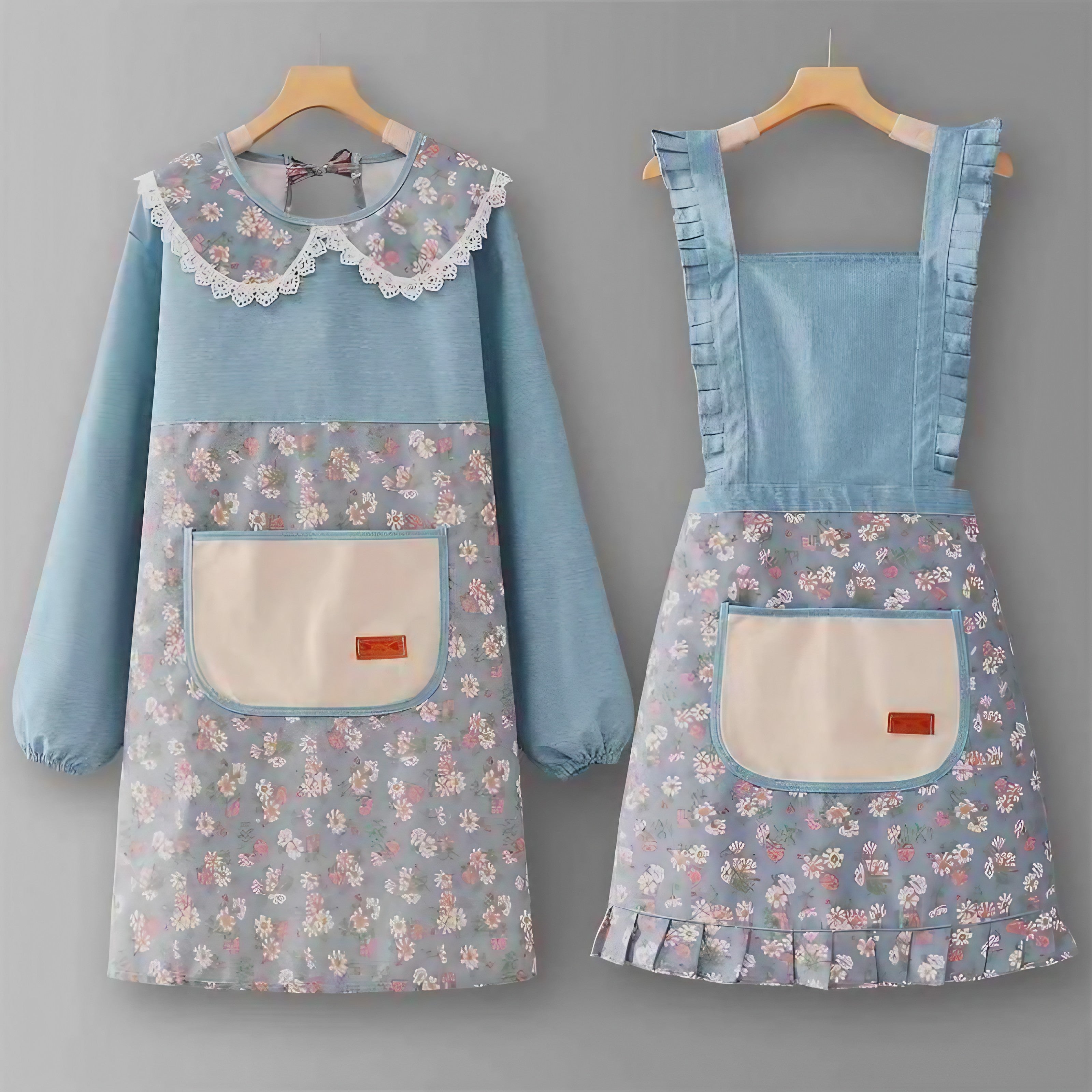 Lacy Flora Smock Apron