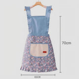 Lacy Flora Smock Apron
