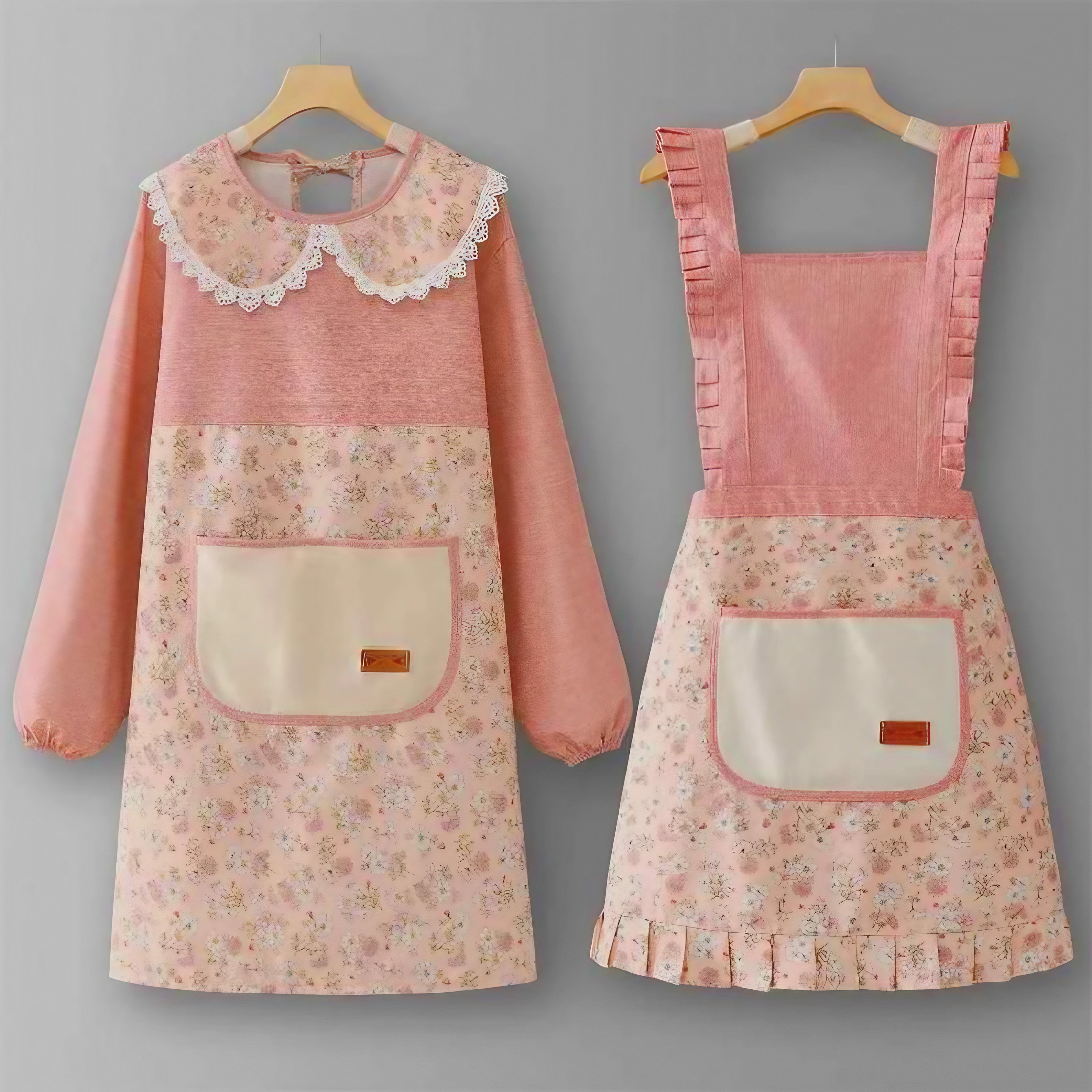 Lacy Flora Smock Apron