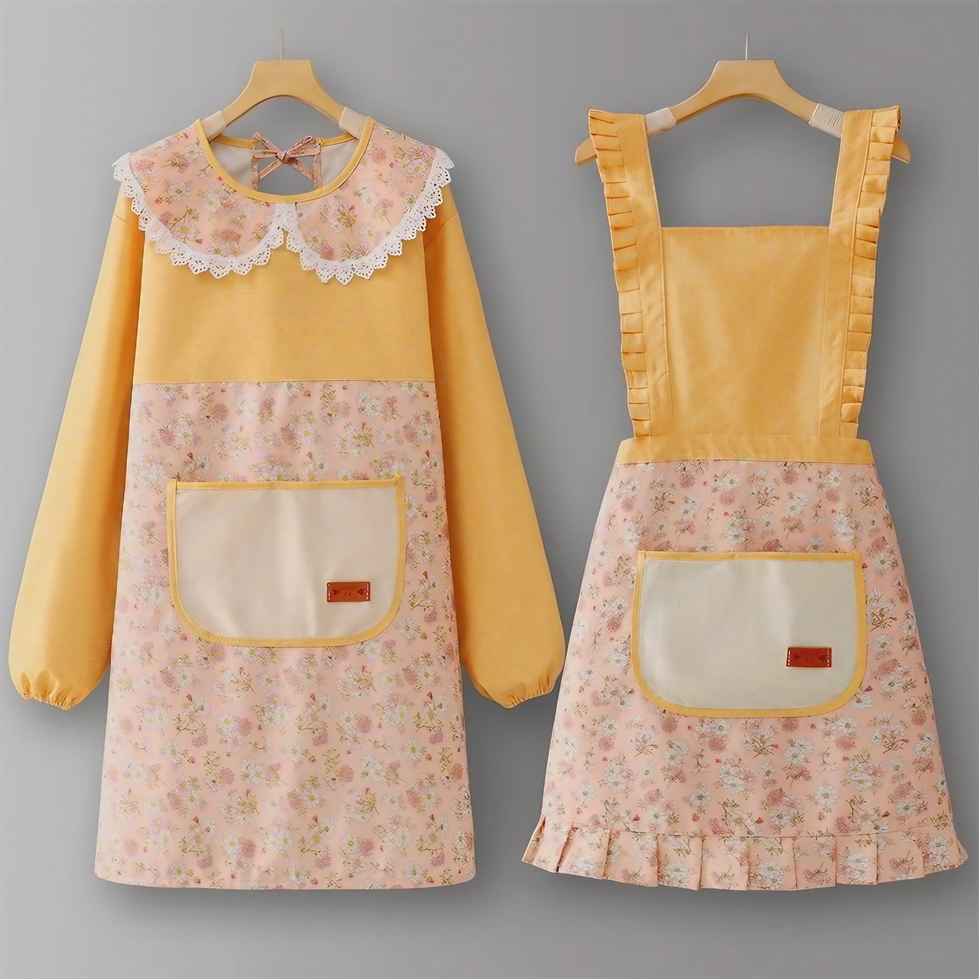 Lacy Flora Smock Apron