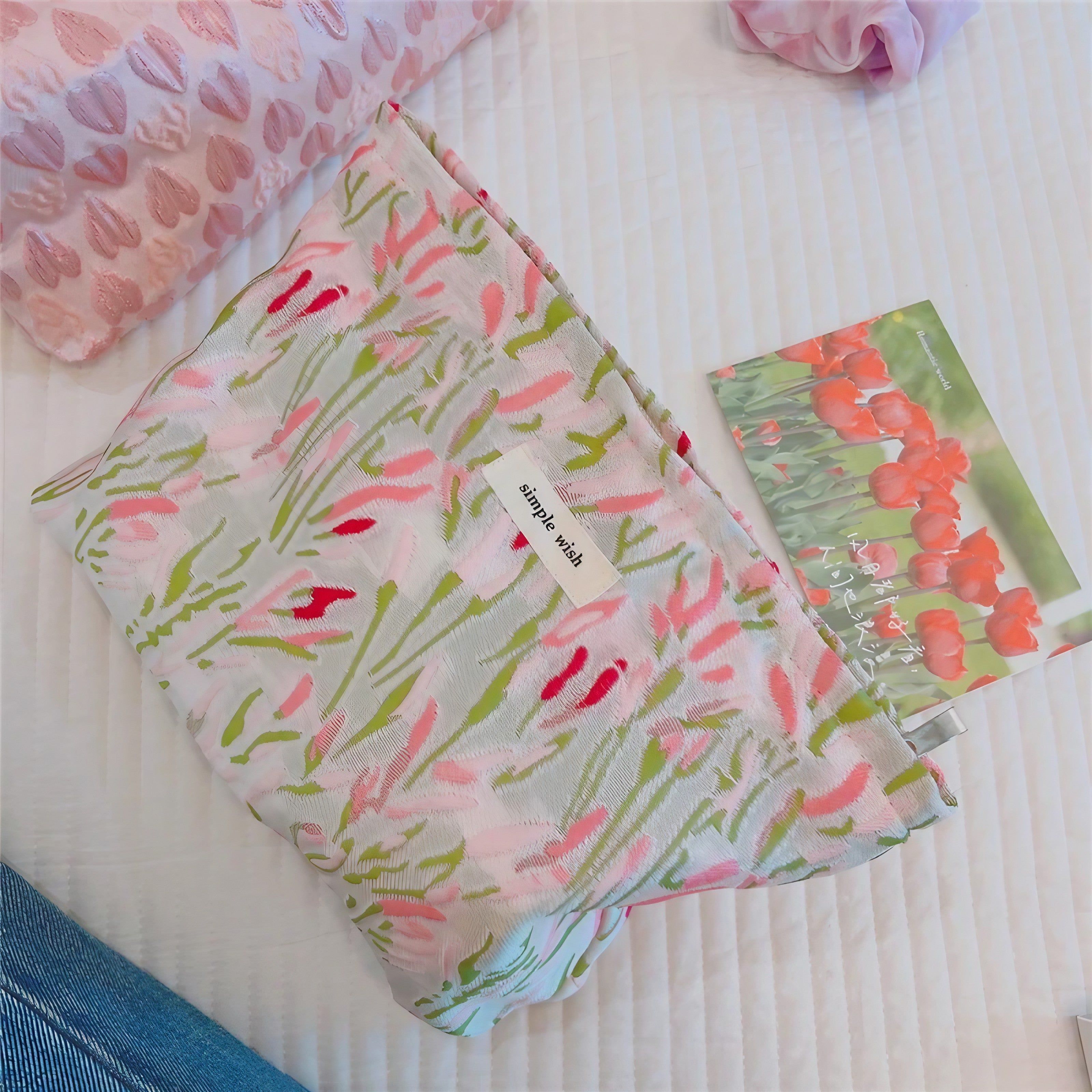 Blush Petal Pouch