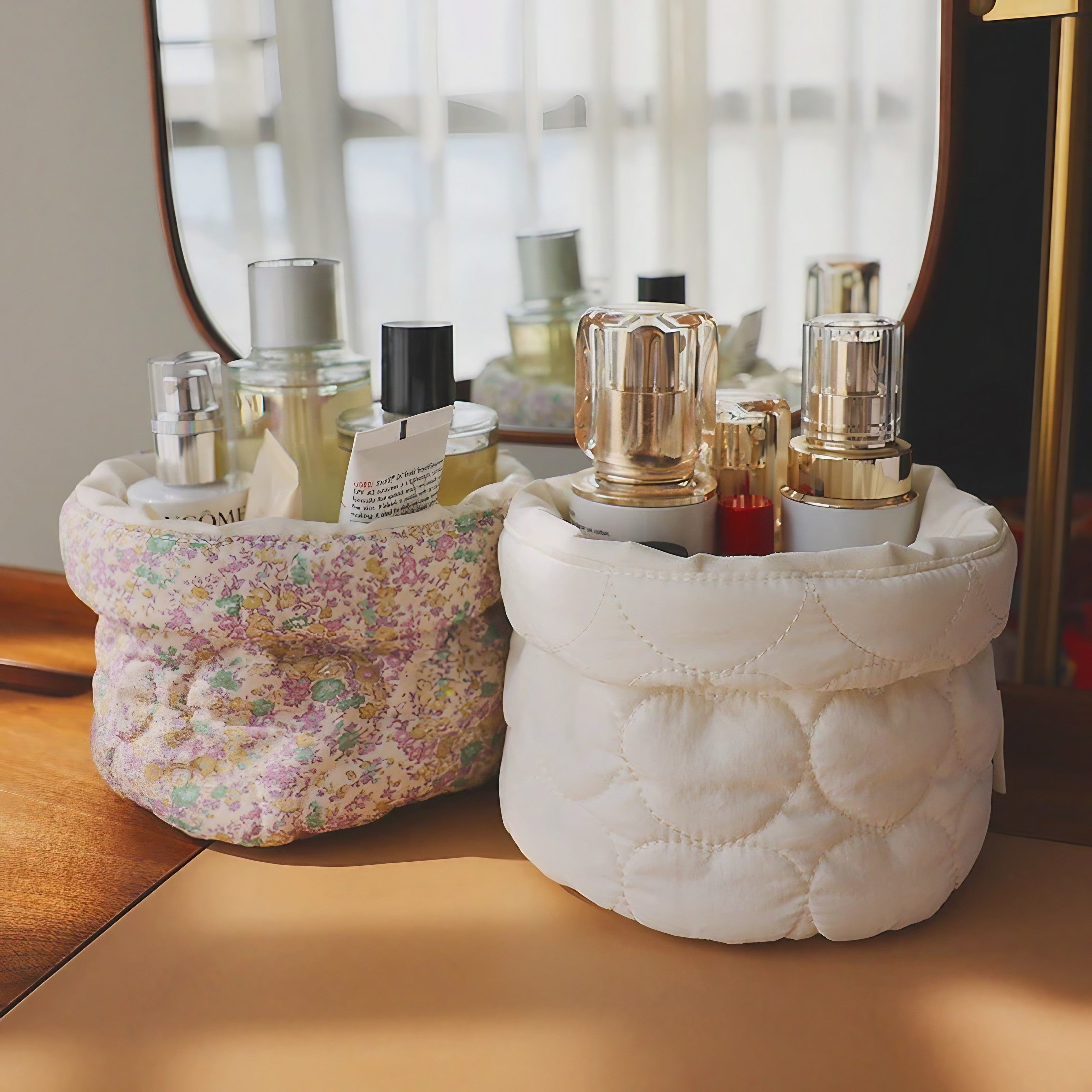 Lavender Meadow Vanity Basket