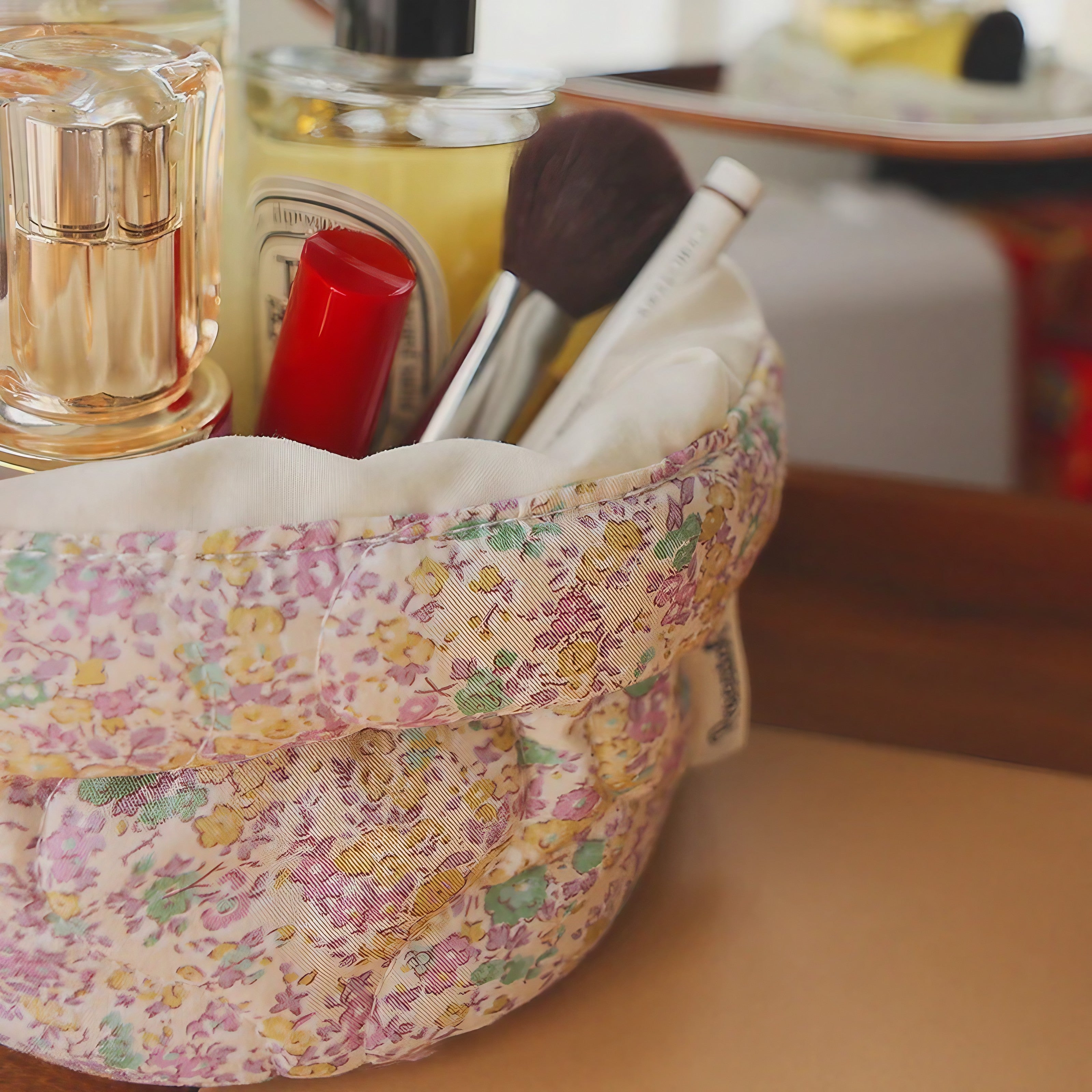 Lavender Meadow Vanity Basket