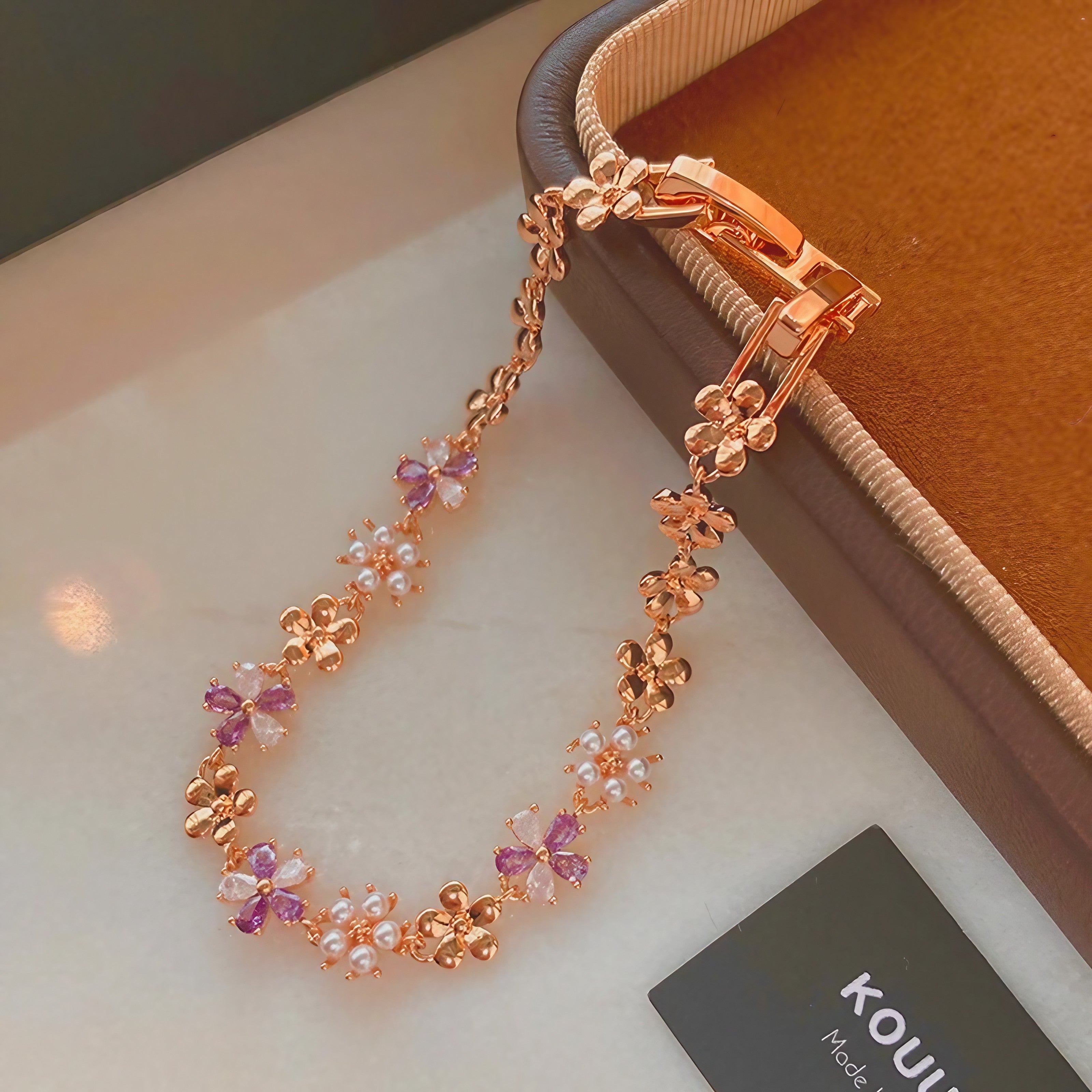 Lavender Wings Bracelet