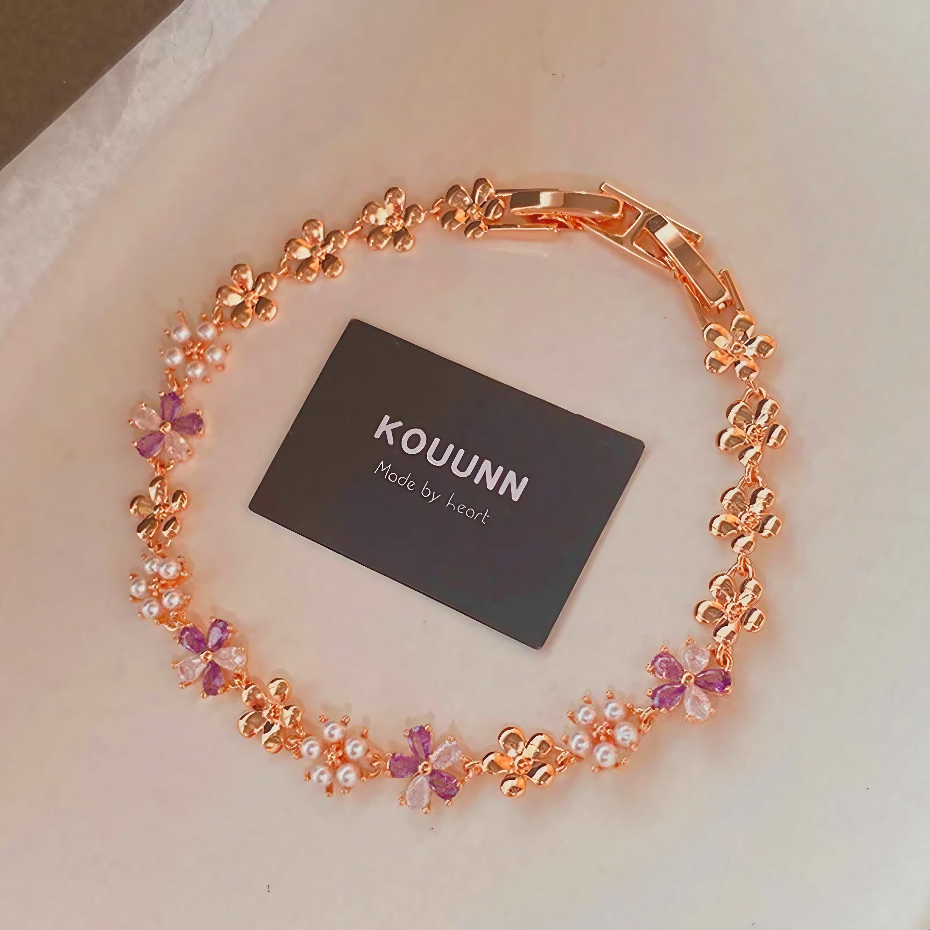 Lavender Wings Bracelet