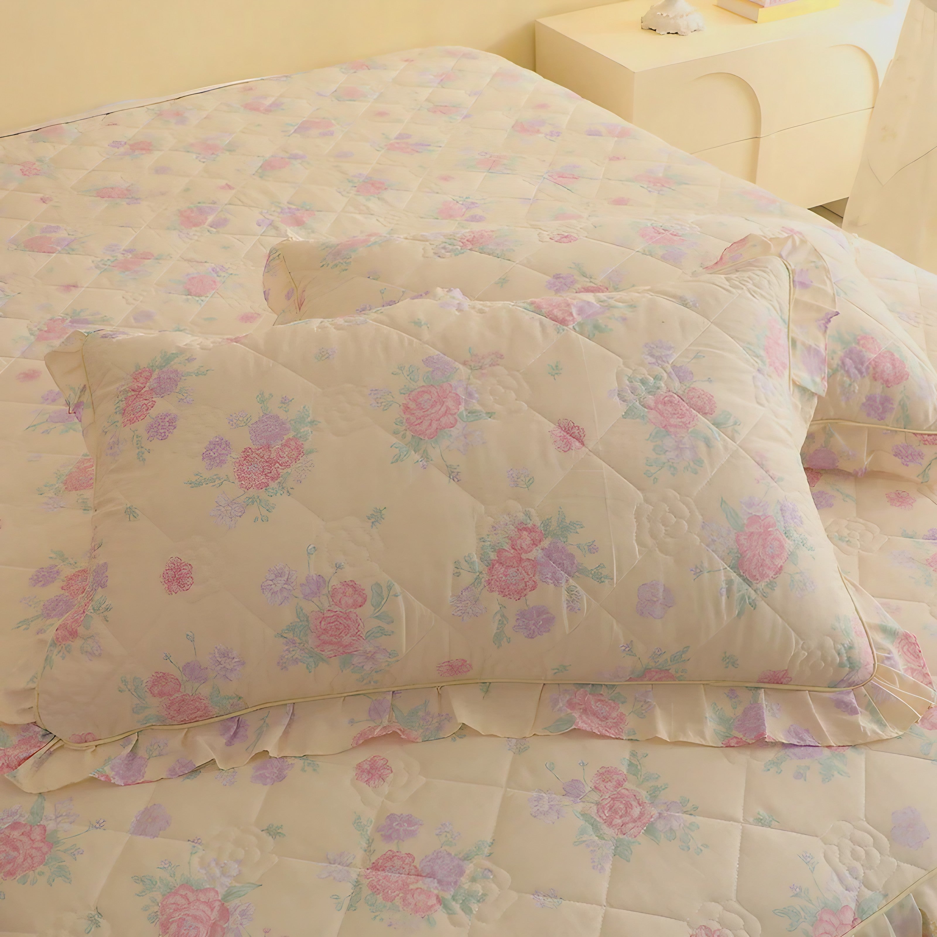 Sweet Pink Peony Pillowcase