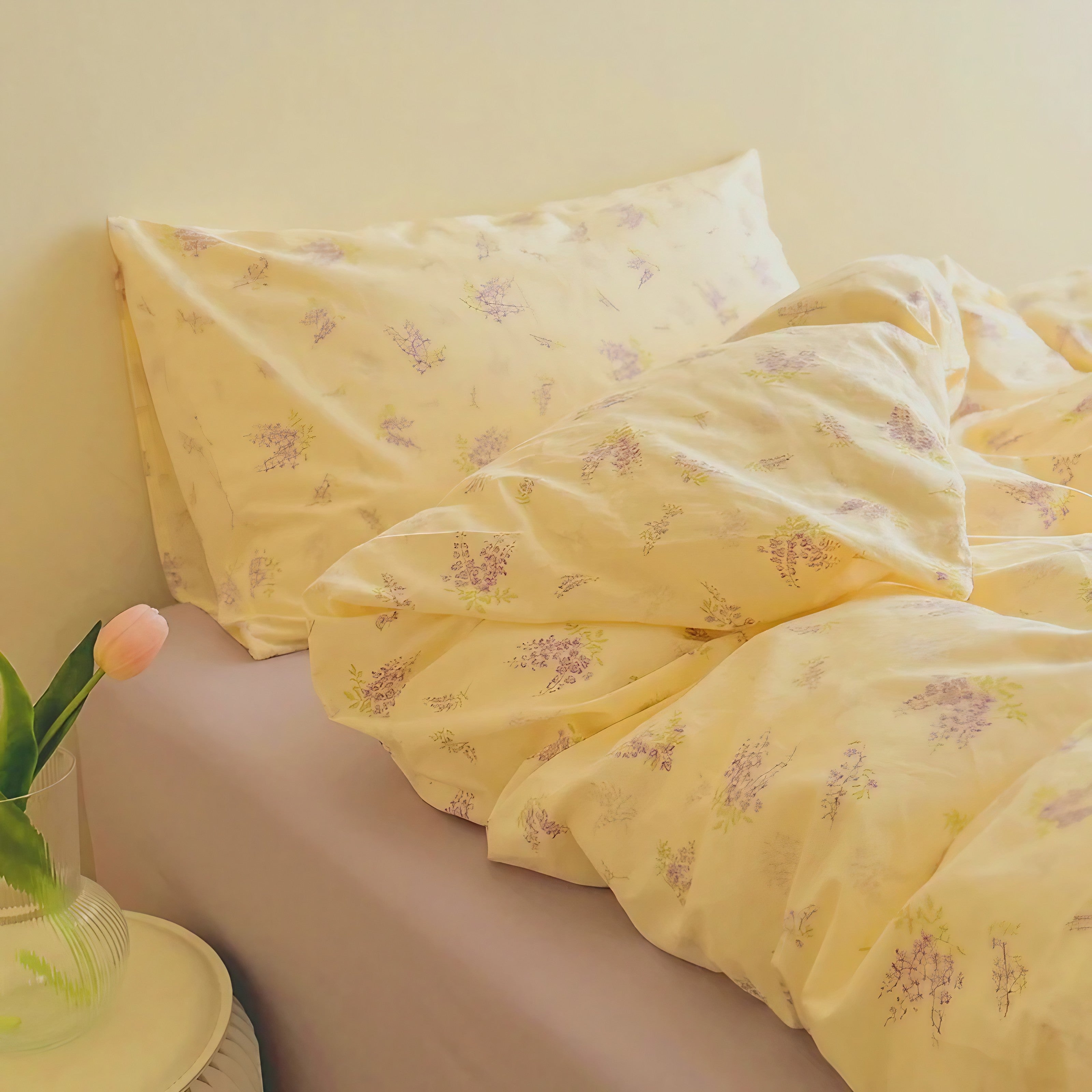 Petal Grid Pillowcase