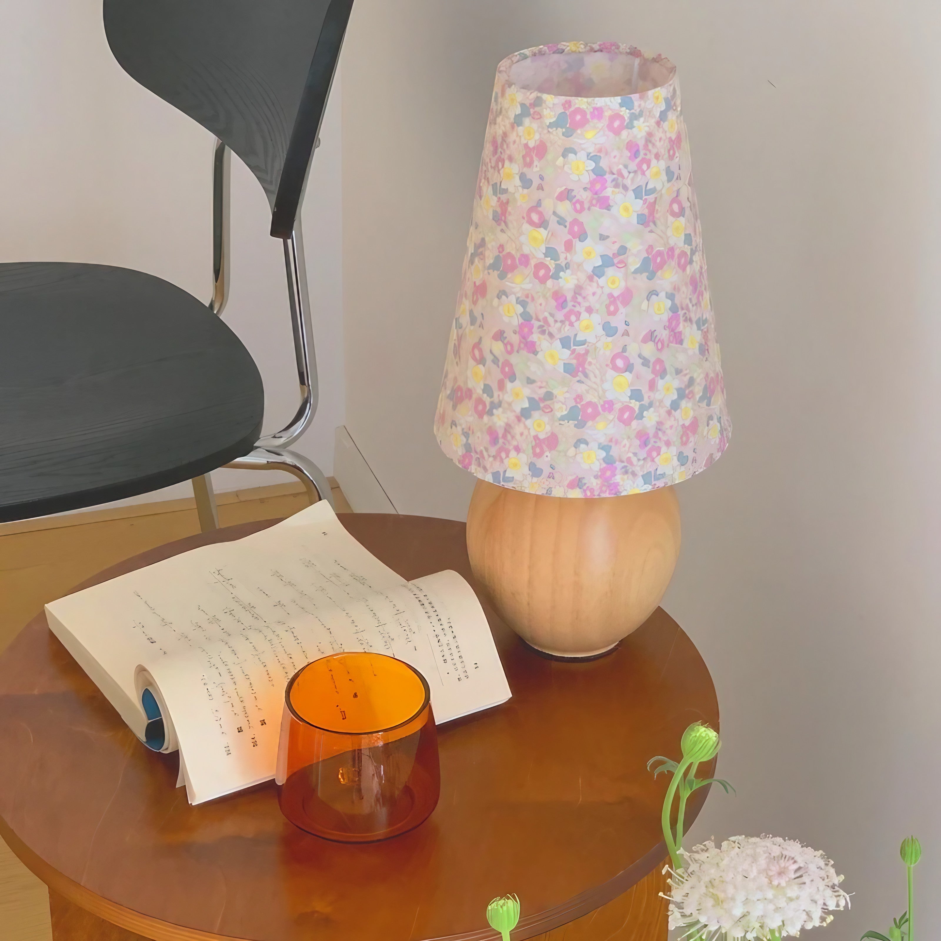 Liberty Bloom Wood Lamp