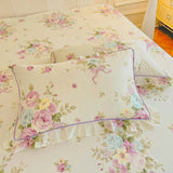 Lilac Rose Bloom Pillowcase
