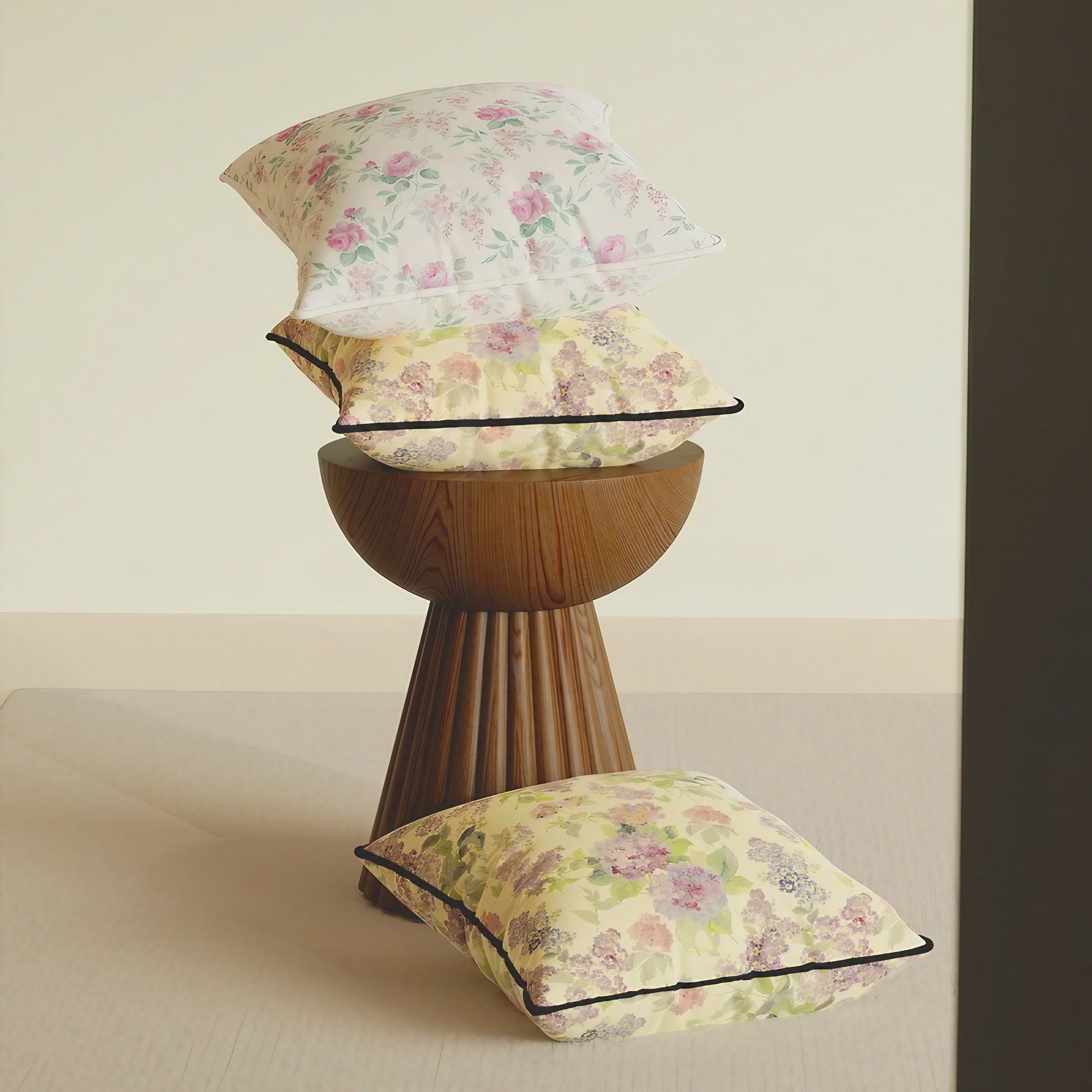 Hydrangea Rose Cushion Covers