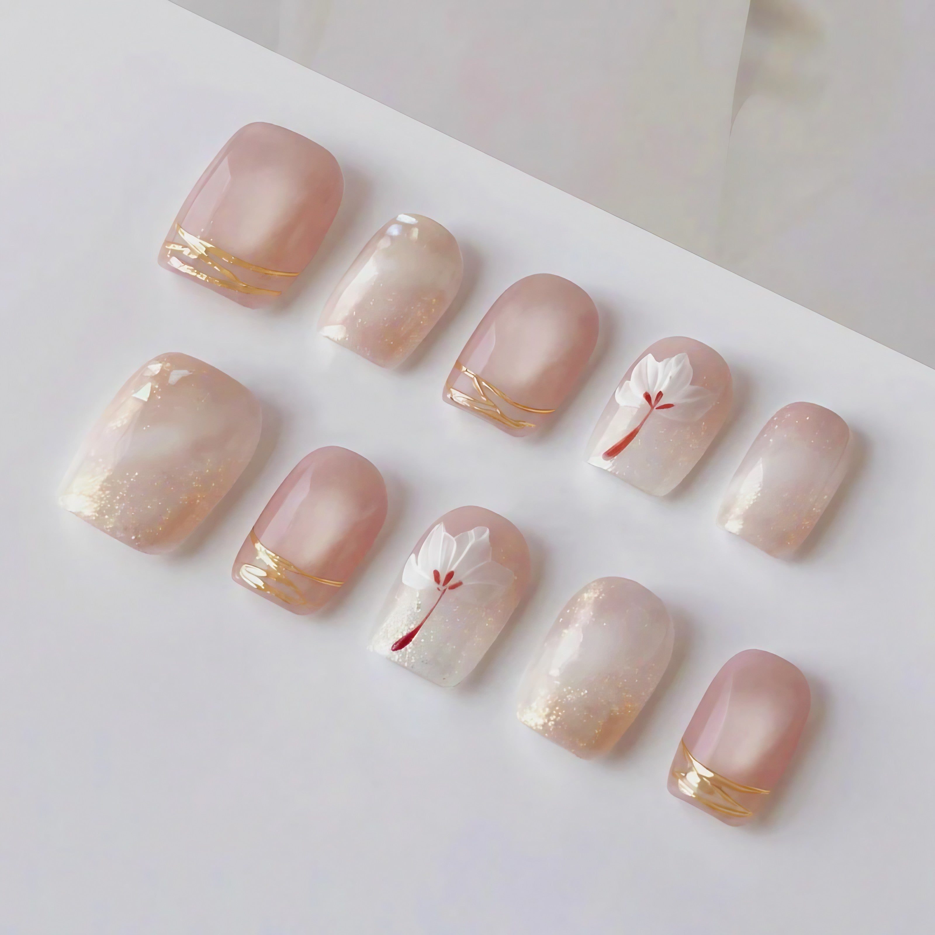 Floral Whisper Nails