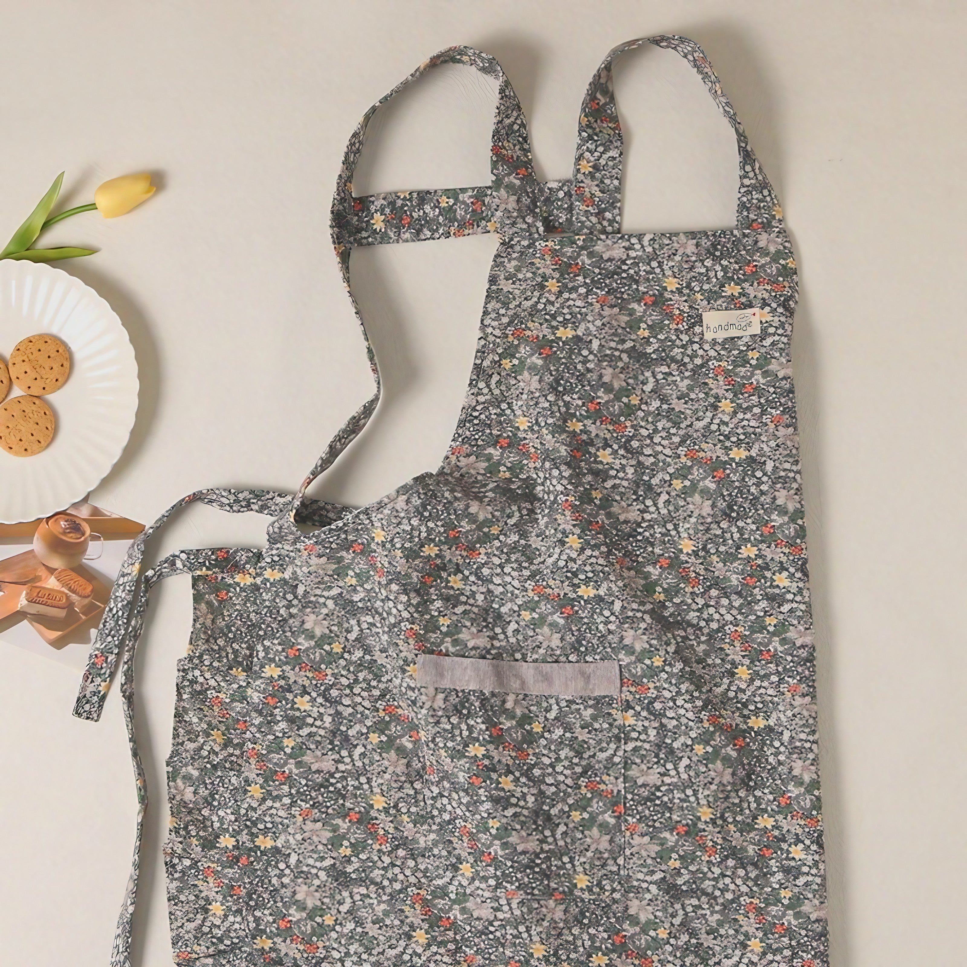 Lovely Flora Ruffle Apron