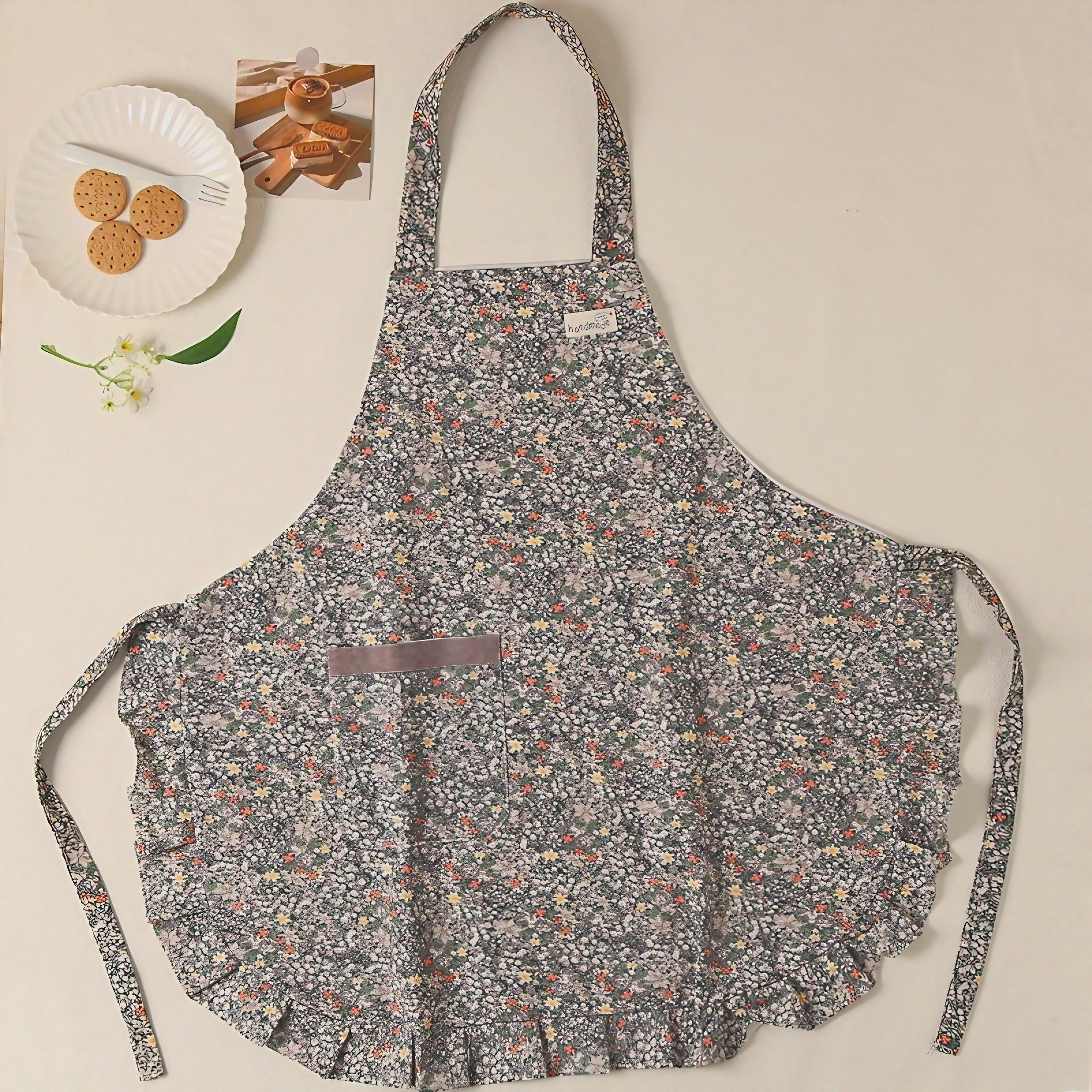 Lovely Flora Ruffle Apron