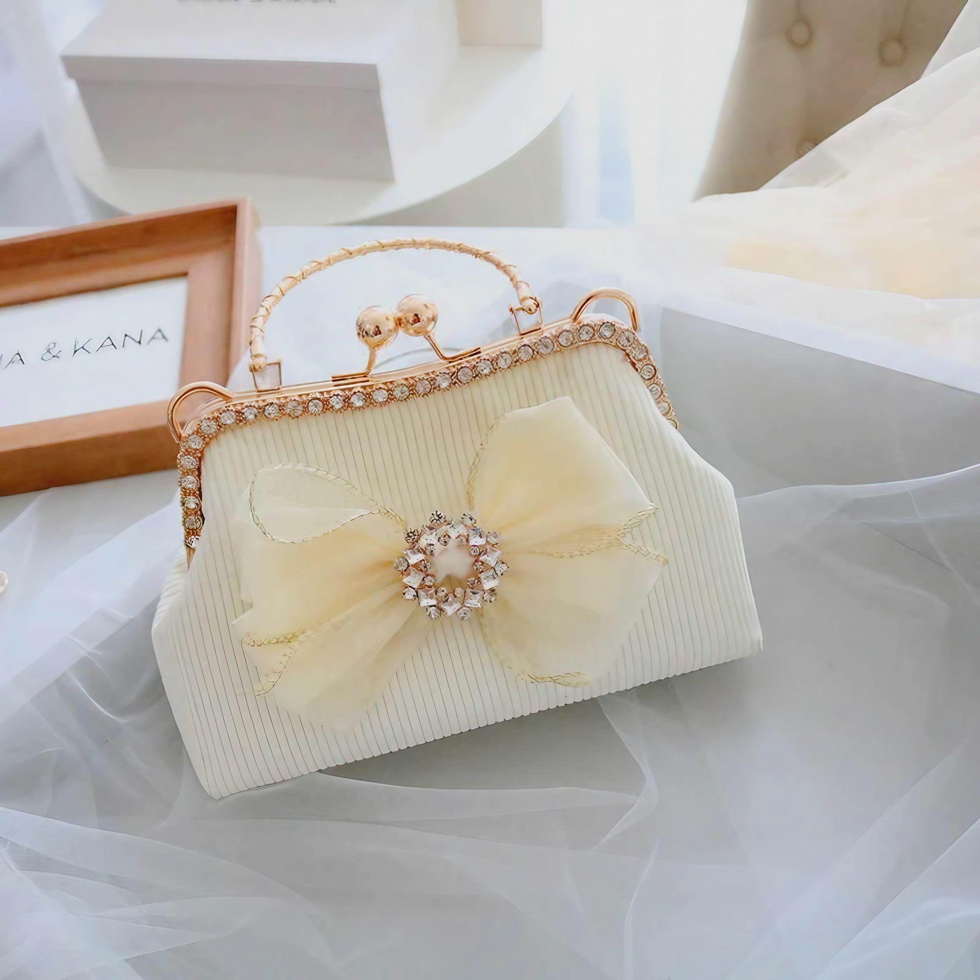 Luxe Ribbon Clutch