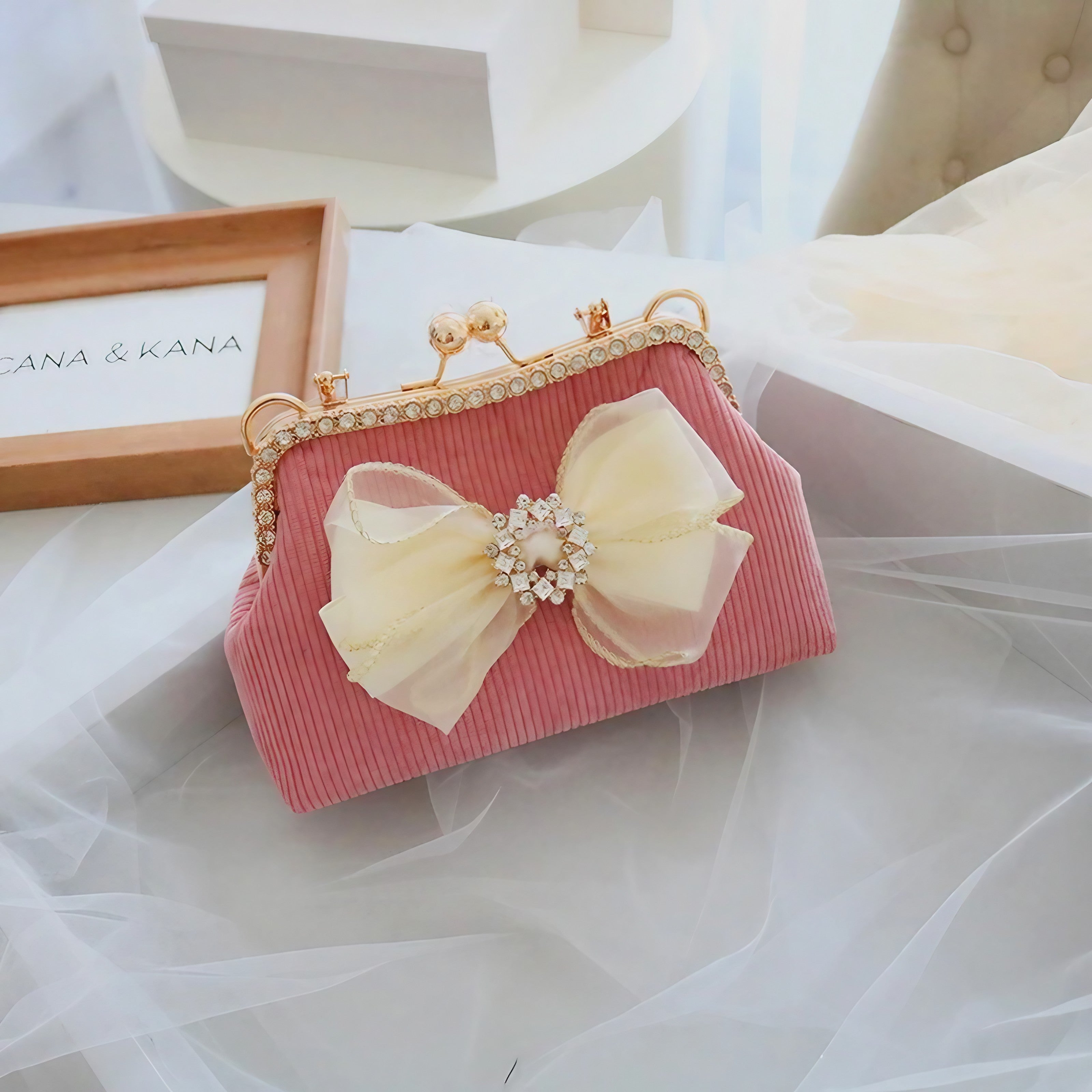 Luxe Ribbon Clutch