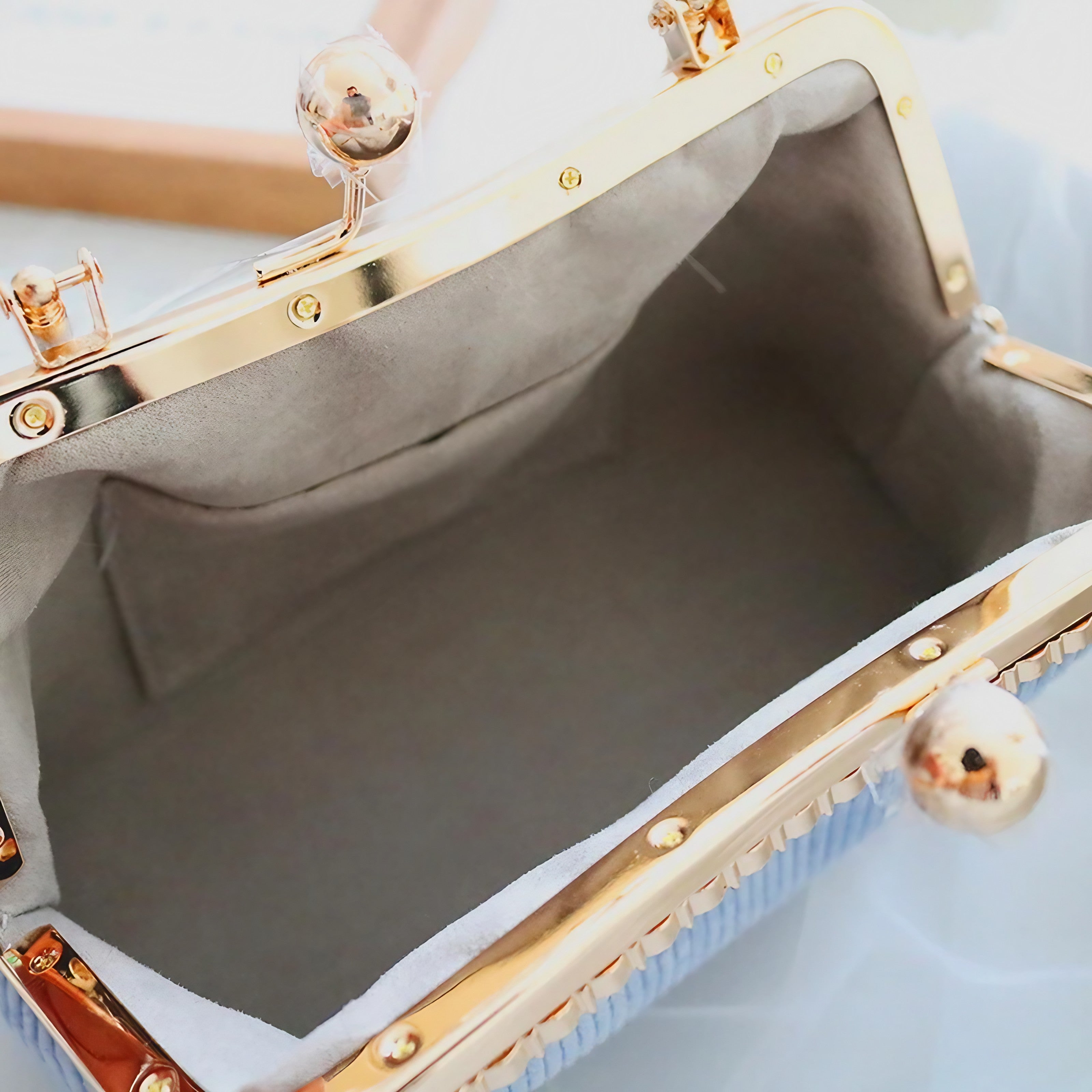 Luxe Ribbon Clutch