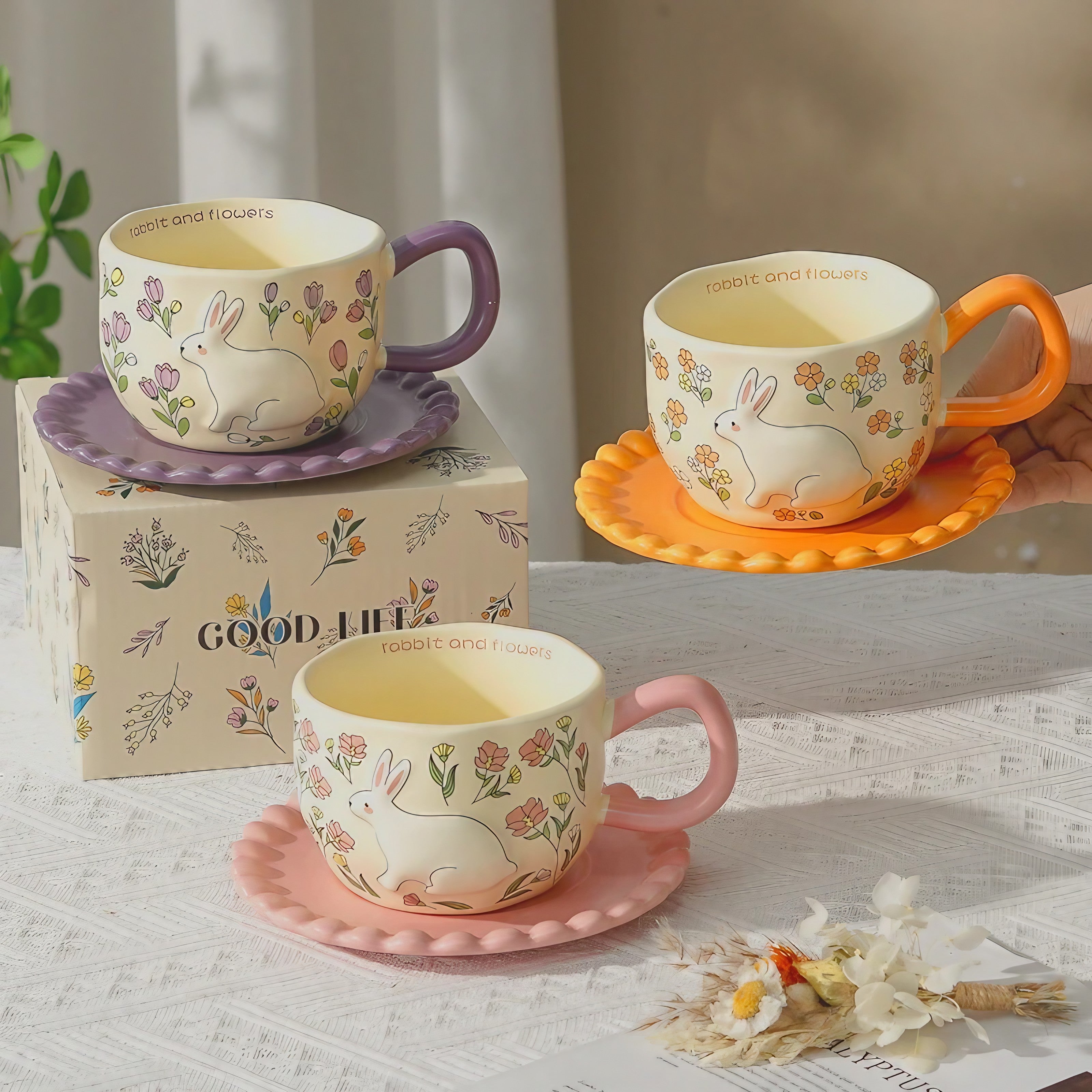 Meadow Bunny Mugs