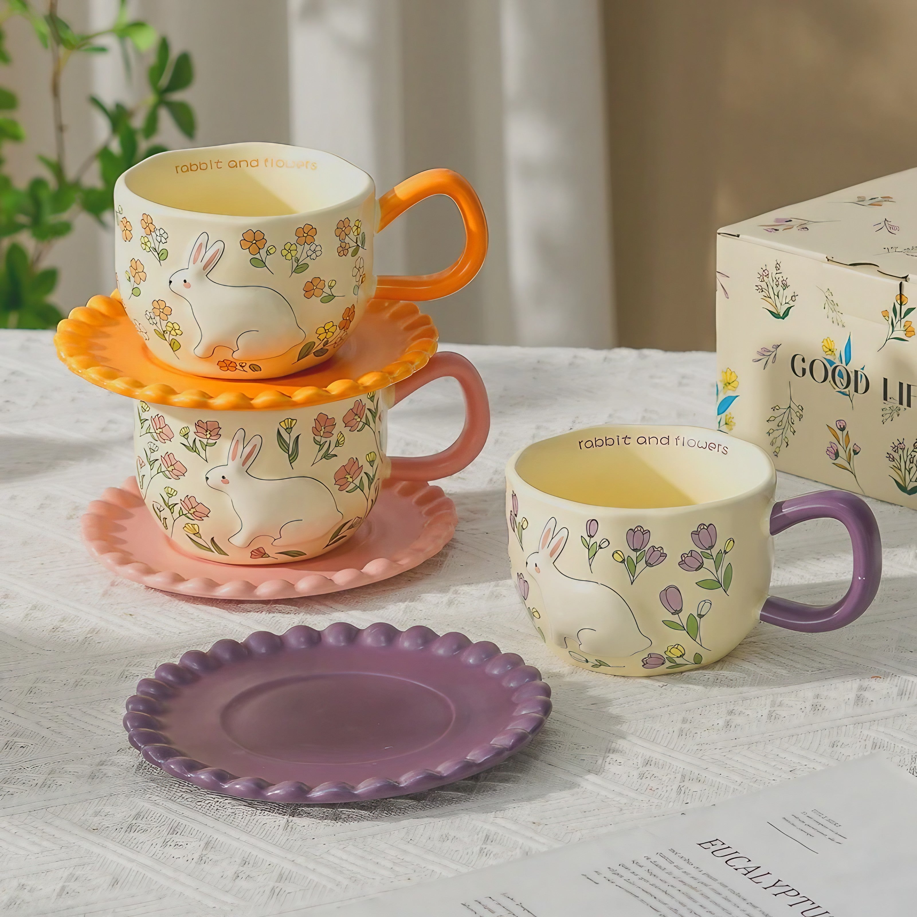 Meadow Bunny Mugs