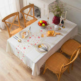 Meadow Stitch Linen Tablecloth