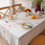 Meadow Stitch Linen Tablecloth
