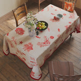 Mediterranean Coral Tablecloth