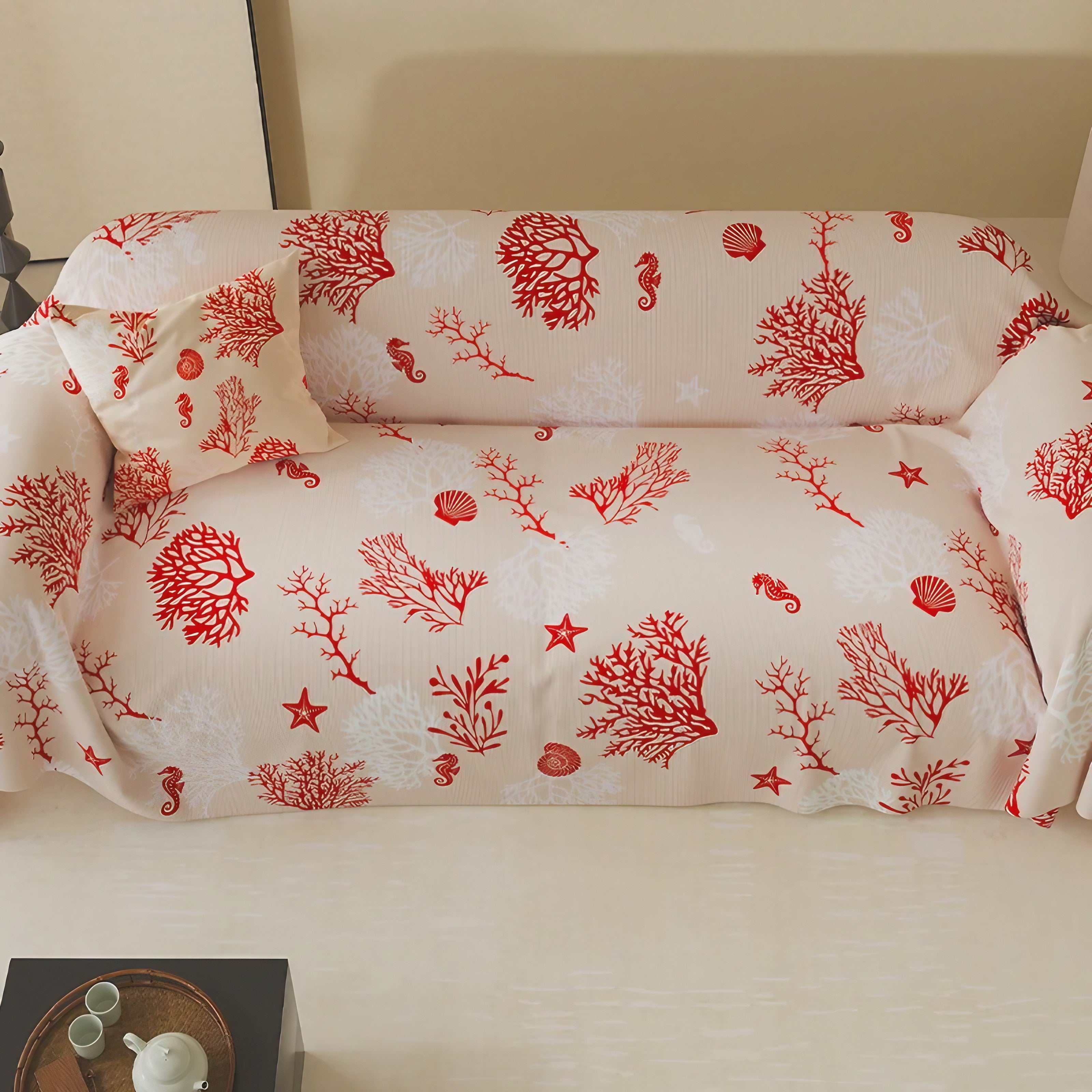 Ocean Lattice Sofa Covers