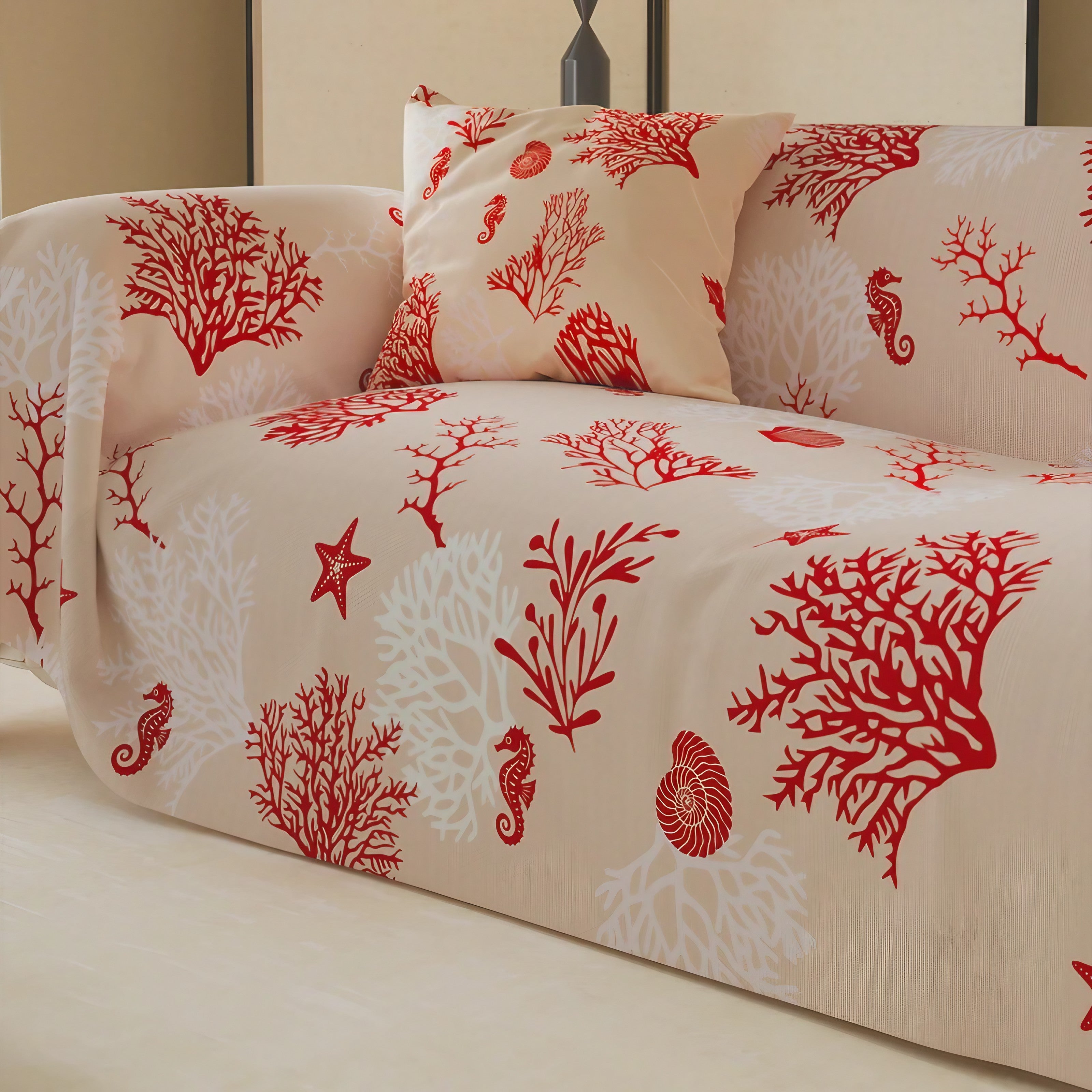 Ocean Lattice Sofa Covers