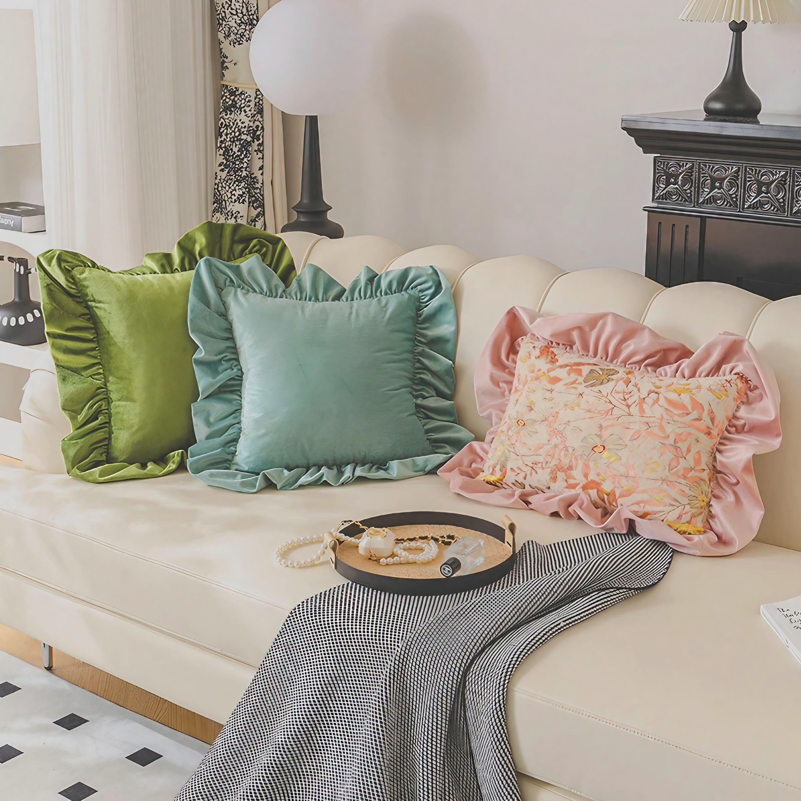 Pastel Garden Cushion Covers