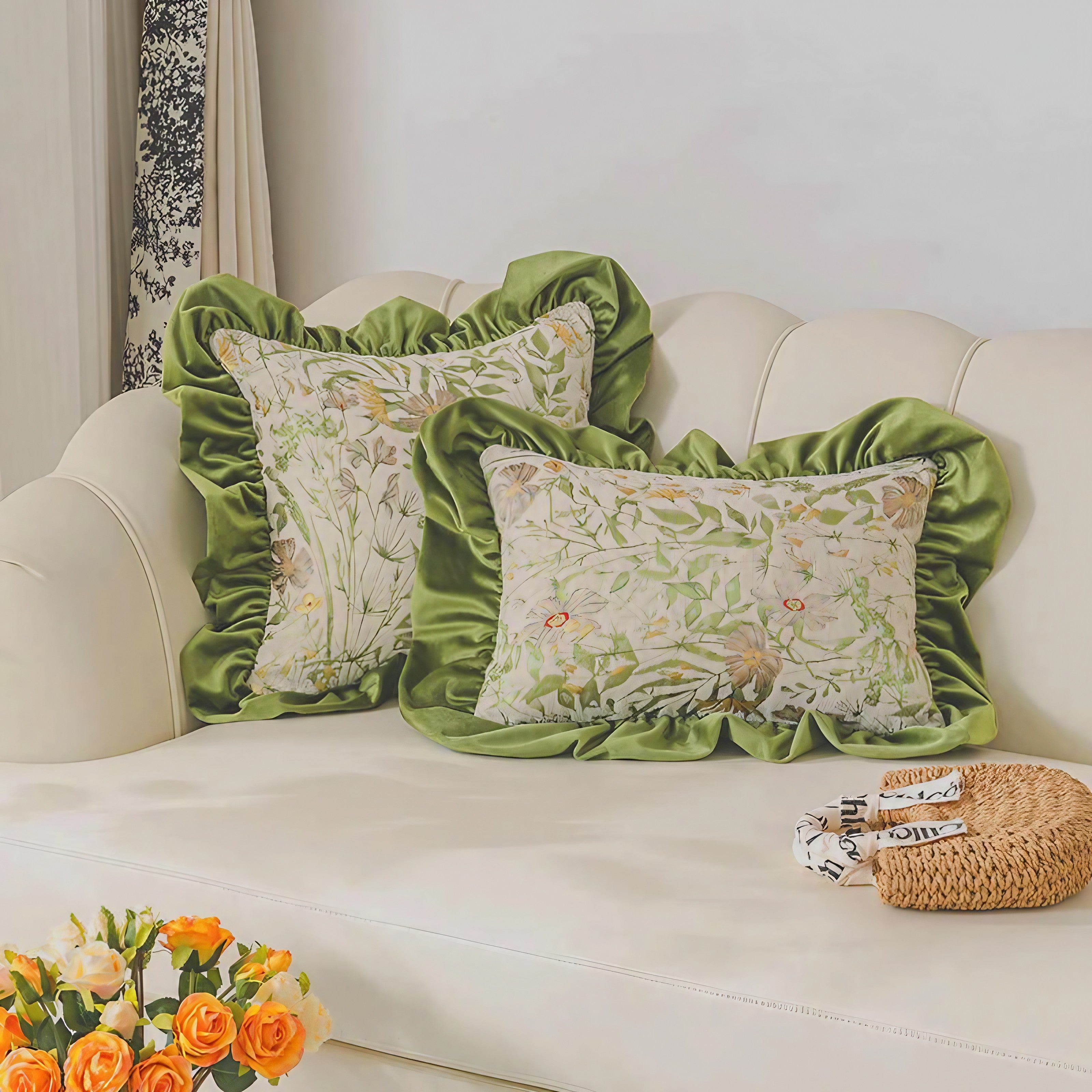 Pastel Garden Cushion Covers