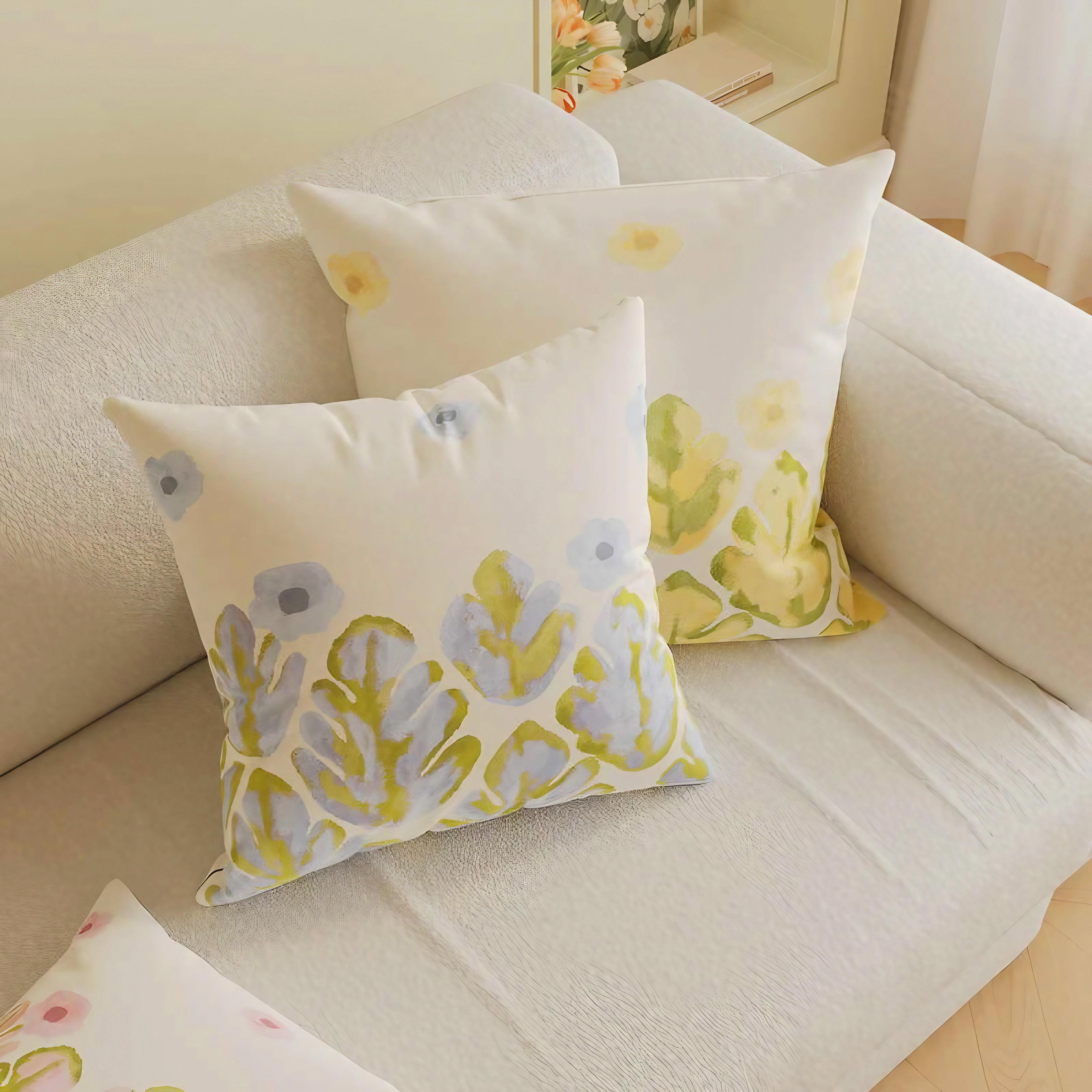 Pastel Grove Cushion Cover