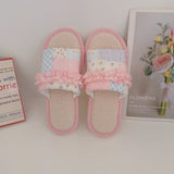 Pastel Patchwork Slippers