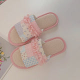 Pastel Patchwork Slippers