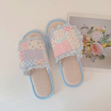 Pastel Patchwork Slippers