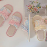 Pastel Patchwork Slippers