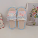 Pastel Patchwork Slippers