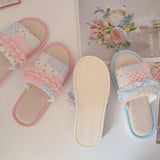 Pastel Patchwork Slippers
