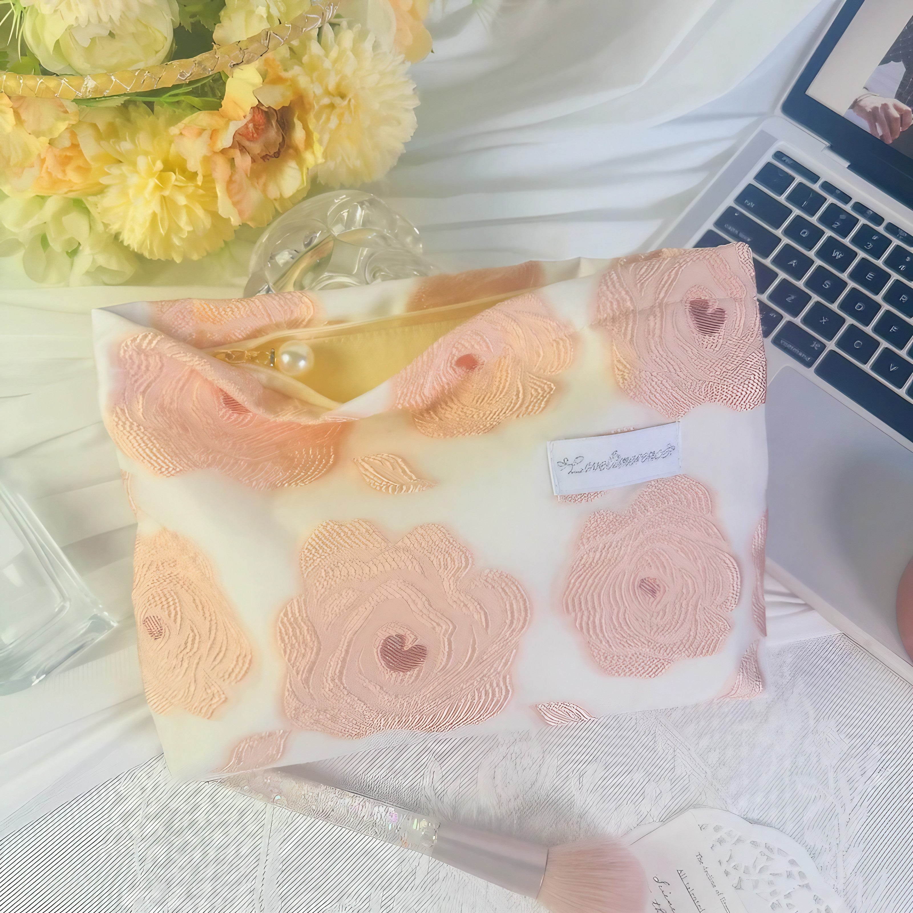 Peach Blossom Pouch