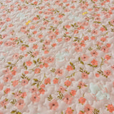 Peach Garden Ruffle Pillowcase