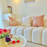 Peach Petal Velvet Cushion Covers