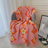 Peach Pop Daisy Blanket
