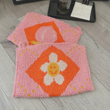 Peach Pop Daisy Tissue Case