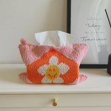 Peach Pop Daisy Tissue Case