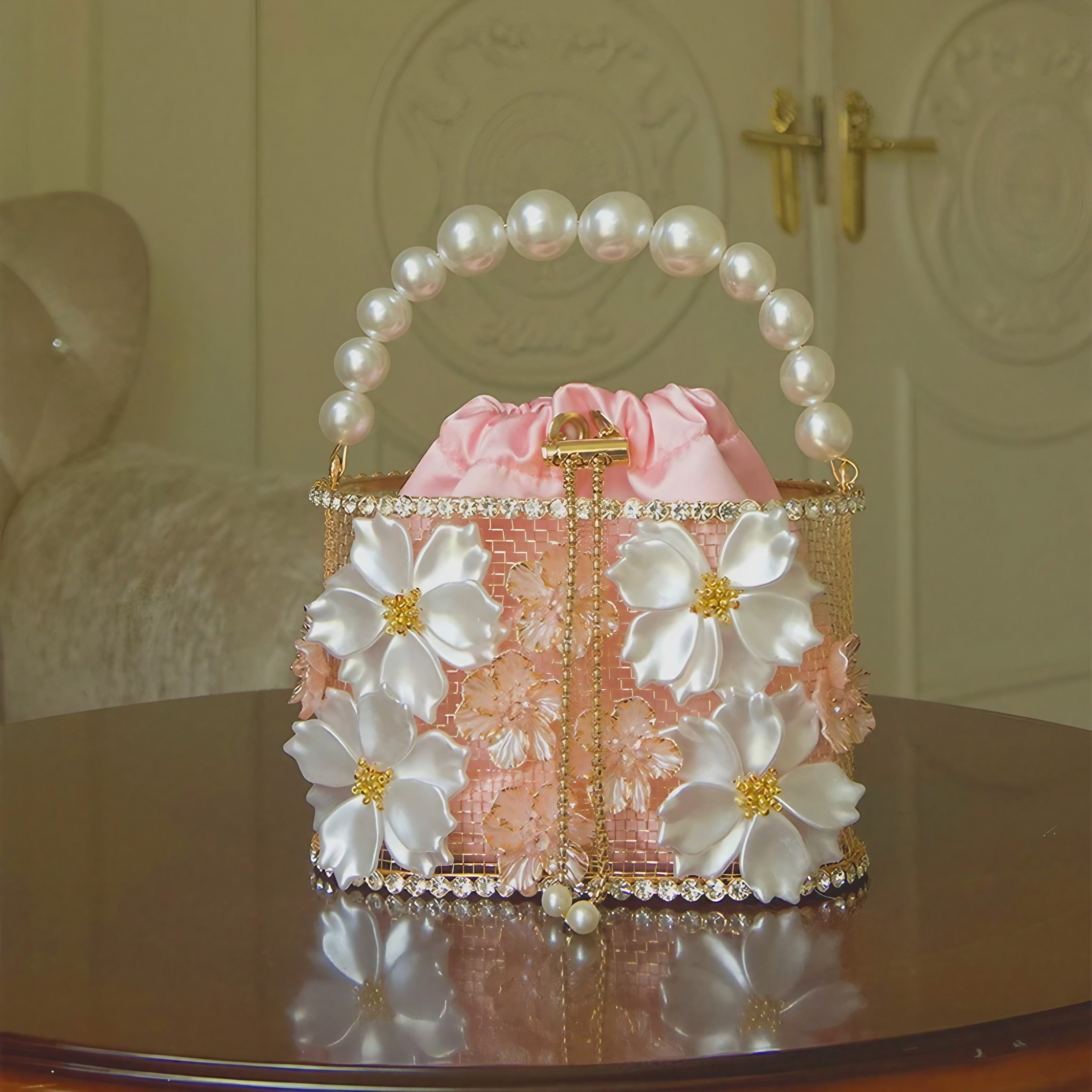 Pearl Blossom Basket