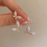 Pearl Butterfly Earrings