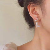 Pearl Butterfly Earrings