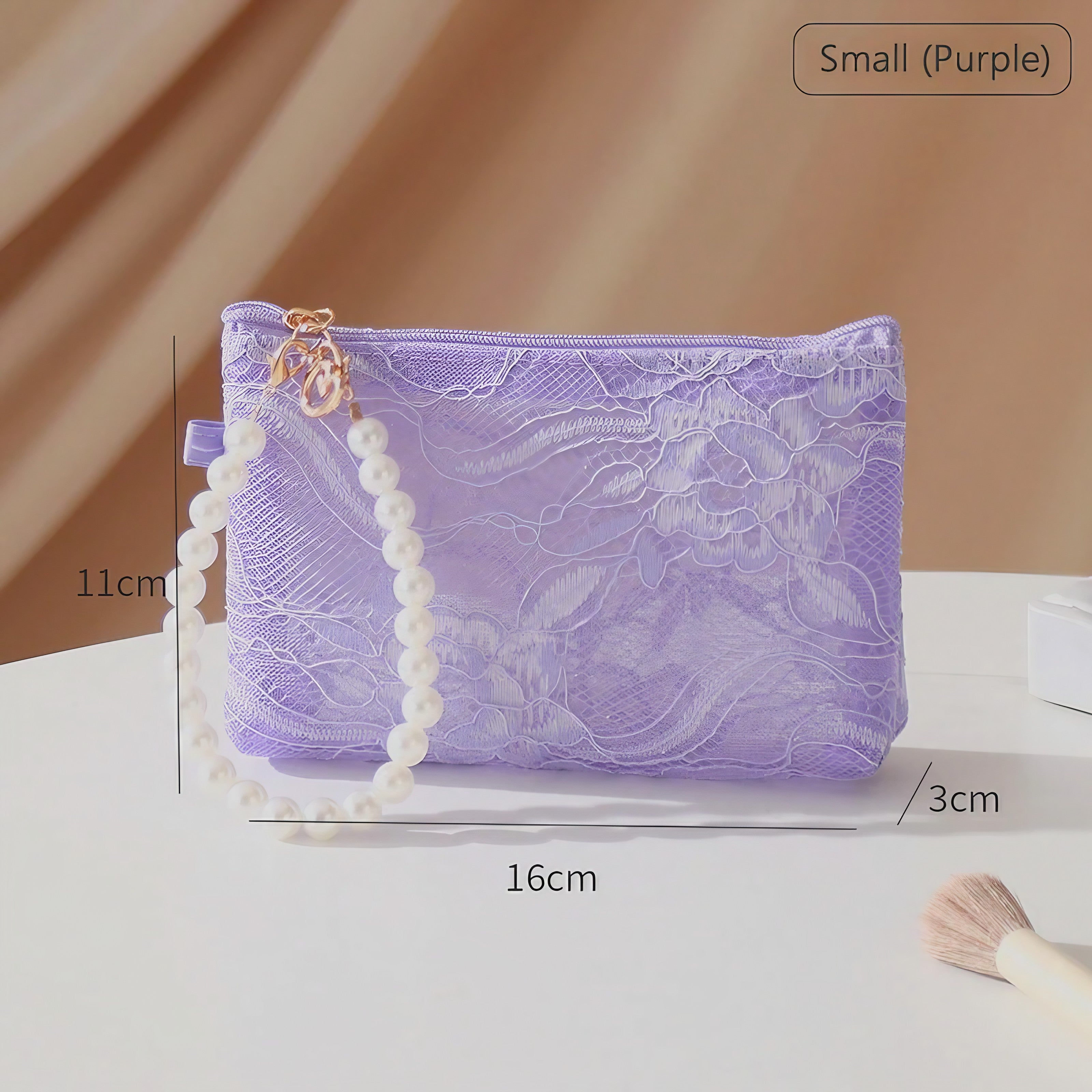 Pearl Lace Pouch