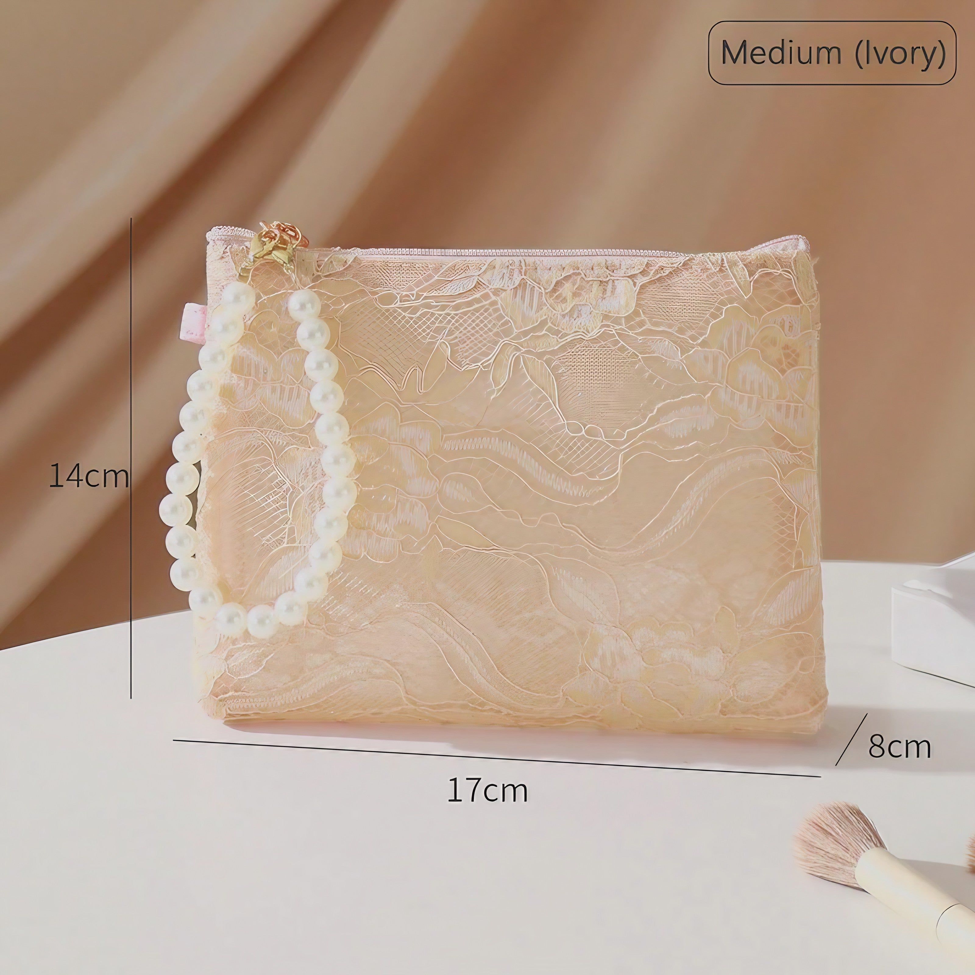 Pearl Lace Pouch