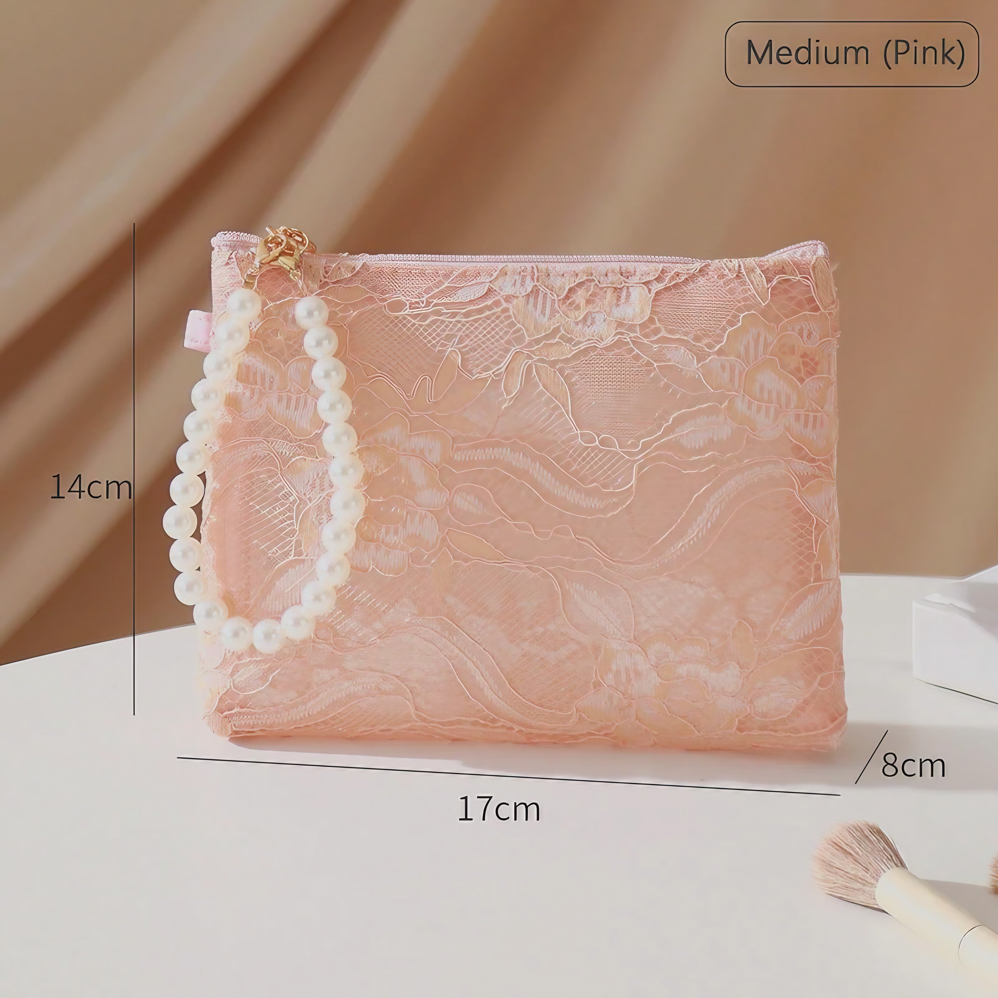 Pearl Lace Pouch