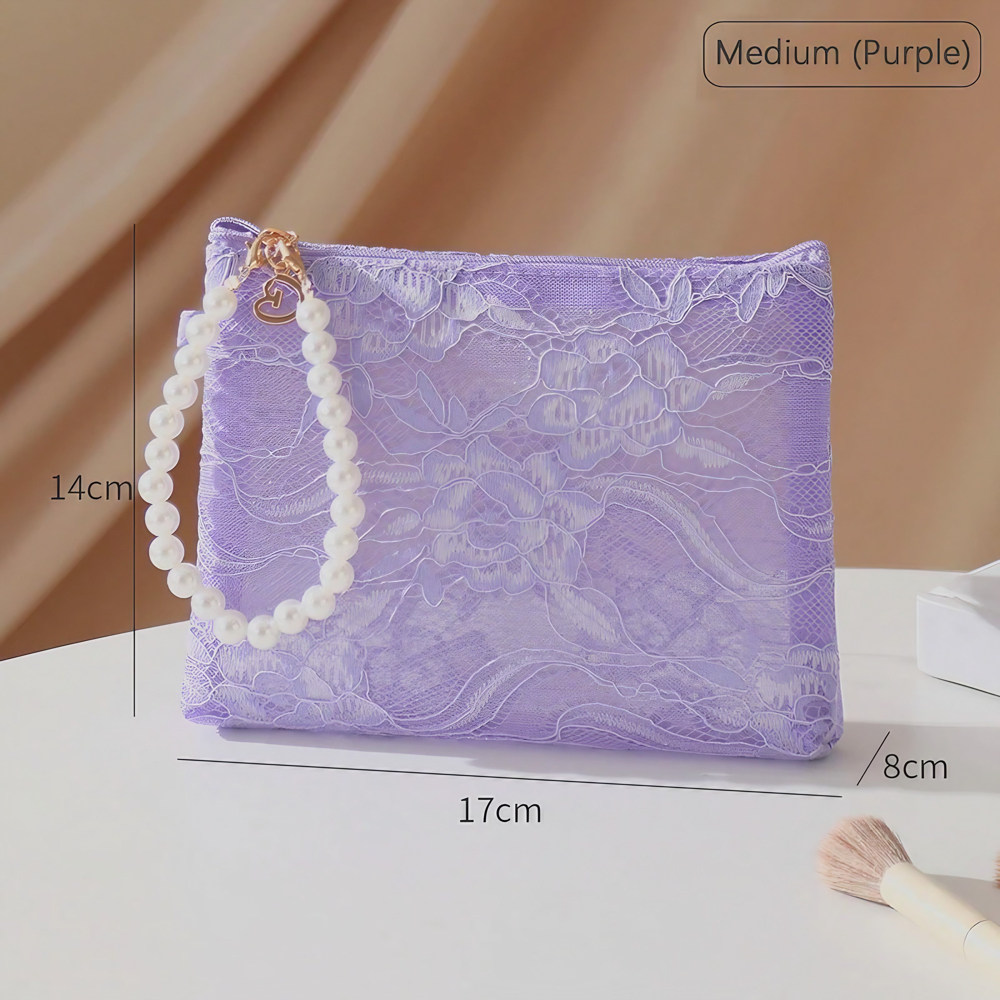 Pearl Lace Pouch