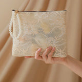 Pearl Lace Pouch